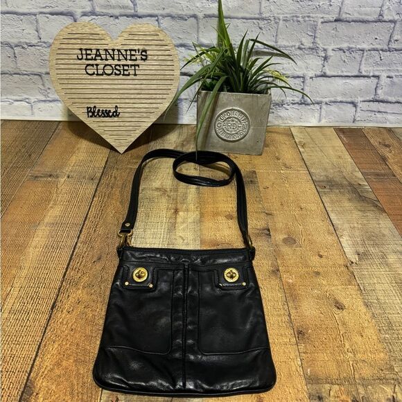 Marc By Marc Jacobs Black Leather Crossbody Handbag - Picture 13 of 14